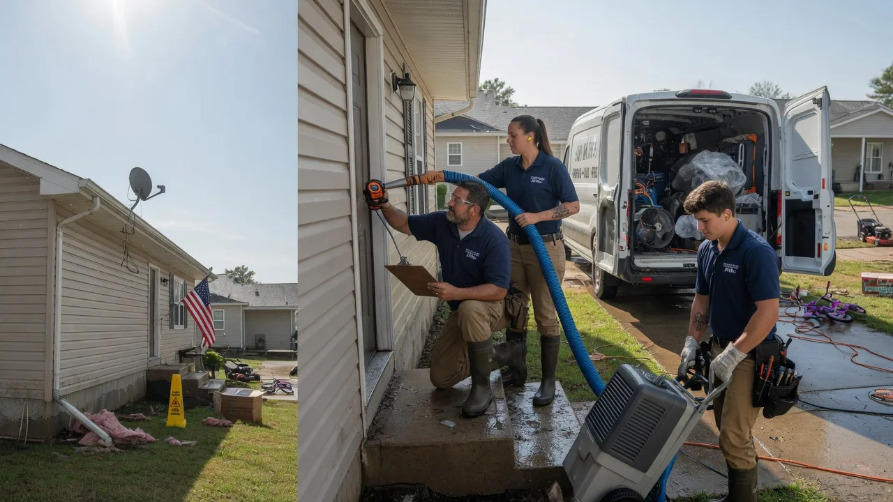 Ceiling Water Damage Restoration in Clinton, WI near me